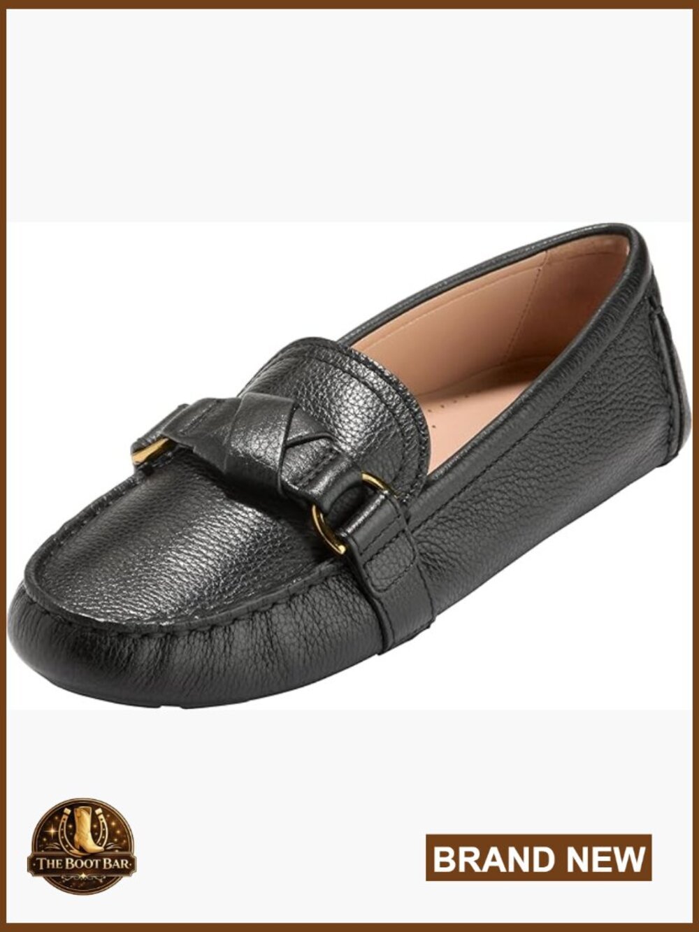 Classic Driver Loafer with Knot Detail and Foam Cushioning